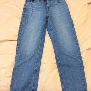 American Eagle Outfitters Light Blue Straight Leg Jeans